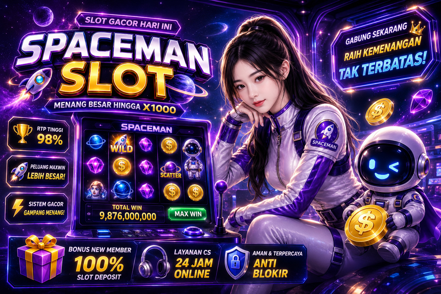 Spaceman Pragmatic Layak Masuk Daftar Permainan Favorit